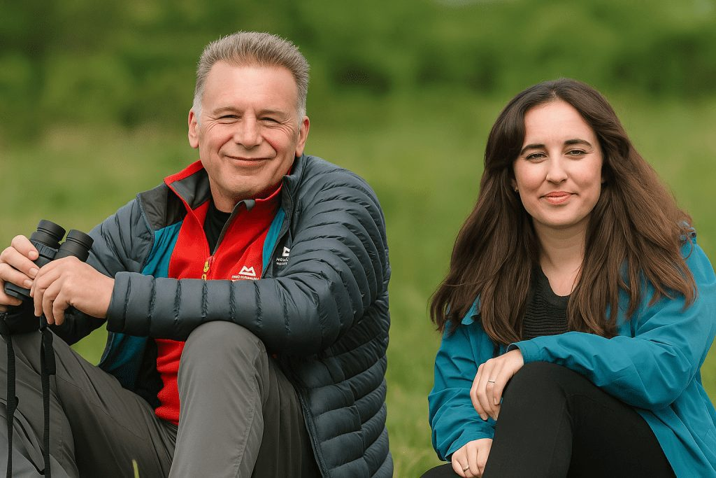 Jo McCubbin Chris Packham Partner